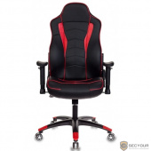 Кресло игровое Бюрократ VIKING-3/BL+RED черный/красный искусственная кожа [1083396]
