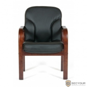 Офисное кресло Chairman    658    Россия     кожа черная	 (6025104)