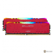 Crucial Ballistix 2x16GB (32GB Kit) DDR4 3200MT/s  CL16  Unbuffered DIMM 288pin Red RGB 649528825124