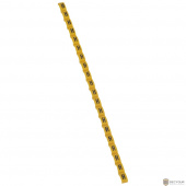 Legrand 038417 Маркер Duplix - чёрная маркировка на желтом фоне - заглавная буква H ( упаковка 600 штук)