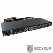 ProCase OCTO-16-C Модуль переключателя KVM 16 портов Combo (PS/2 и USB), опционально: вторая консоль, IP модуль, разрешение 1920*1440, каскадируемый