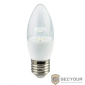 ECOLA C7QW70ELC candle   LED Premium  7,0W 220V  E27 2700K прозрачная свеча с линзой (композит) 103x37