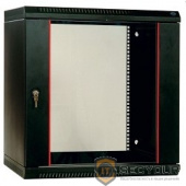 ЦМО Шкаф телекоммуникационный настенный разборный 15U (600х520) дверь стекло,цвет черный (ШРН-Э-15.500-9005) (1 коробка)