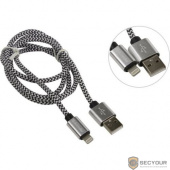 Defender USB кабель ACH01-03T PRO USB2.0 Белый, AM-LightningM, 1m, 2.1A (87809)