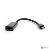 Cablexpert Переходник miniDisplayPort - DisplayPort, 20M/20F, длина 16см, черный (A-mDPM-DPF-001)