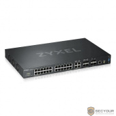 ZYXEL XGS4600-32-ZZ0102F L3 коммутатор Zyxel XGS4600-32, 24xGE, 4xCombo (SFP/RJ-45), 4xSFP+ , стекируемый (до 4), 2 источника питания AC