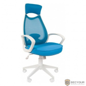 Офисное кресло Chairman    840 Россия белый пластик  TW43\TW-34 голубой [7025302]