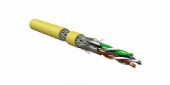Hyperline ISFTP4-C7-P26/7-PVC-YL (500 м) Кабель для сетей Industrial Ethernet, категория 7, 4x2x26 AWG, многопроволочные жилы (patch), S/FTP, PVC, желтый