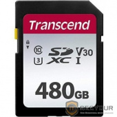 SecureDigital 480Gb Transcend TS480GSDC300S {SDXC Class 10, UHS-I U3}
