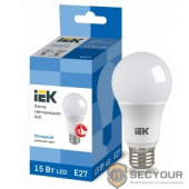 Iek LLE-A60-15-230-65-E27 Лампа светодиодная ECO A60 шар 15Вт 230В 6500К E27 IEK