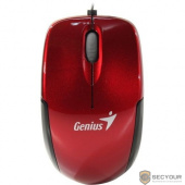 Genius Micro Traveler  V2 Red {мышь компактная, 1000 dpi, провод на скрутке 0,86 м, USB} [31010125103]