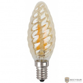 ЭРА Б0027966 Светодиодная лампа свеча витая золотая F-LED BTW-7w-827-E14 gold