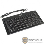 Genius LuxeMate 100 Black {компактная, влагоустойчивая, клавиш 88, провод 1,5 м, USB} [31300725102]