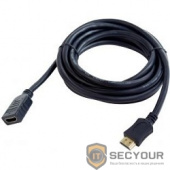 Удлинитель кабеля HDMI Cablexpert CC-HDMI4X-10, 3.0м, v2.0, 19M/19F, черный, позол.разъемы, экран, пакет