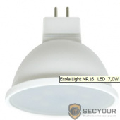 ECOLA M7MV70ELC Light MR16   LED  7,0W  220V GU5.3 4200K матовое стекло (композит) 48x50
