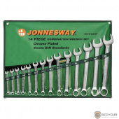 JONNESWAY W26114S [47402] Набор ключей гаечных комбинированных в сумке, 10-32 мм, 14 предметов 