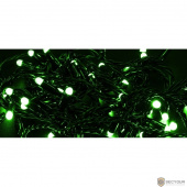 Neon-night 305-174 Гирлянда Нить 10м, постоянное свечение, черный ПВХ, 230В, цвет: Зелёный