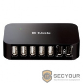D-Link DUB-H7/E1A Концентратор с 7 портами USB 2.0 (1 порт с поддержкой режима быстрой зарядки)