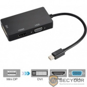 ORIENT Кабель-адаптер C310, Mini DisplayPort M -&gt; HDMI/ DVI-I/ VGA, длина 0.2 метра, черный (30408)