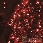 NEON-NIGHT (331-302) Готовый набор: Гирлянда &quot;Belt Light&quot; {25 ламп, 10 м, в каждой лампе 6 светодиодов, цвет красный, цвет провода белый}