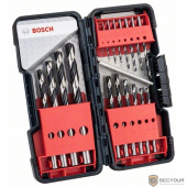 Bosch 2608577350 Набор Сверл HSS PointTeQ 18шт ToughBox D1-10