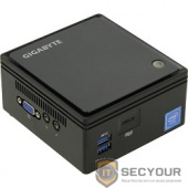 Gigabyte BRIX GB-BACE-3000, Celeron N3000, 1 DDR3L SO-DIMM 0Gb, 2.5&quot;HDD 0Gb, Wi-Fi, Bluetooth, GLAN, HDMI + D-SUB, USB3.0, NO OS, Black