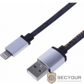 Rexant (18-4248) USB кабель для iPhone 5/6/7 моделей, шнур в джинсовой оплетке 