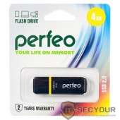 Perfeo USB Drive 4GB C01 Black PF-C01B004