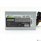 AirMax A8-400W Блок питания 400W ATX (24+4+6пин, 80mm (SCP)\(OVP)\(OCP)\(UVP)\ATX 12V v.2.3)