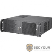 Procase EM338F-B-0 Корпус 3U Rack server case,съемный фильтр, черный, без блока питания, глубина 380мм, MB 12&quot;x9.6&quot;
