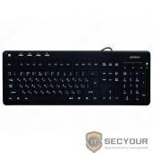 Клавиатура A4Tech KD-126-2 черный USB slim Multimedia LED (with White Light)