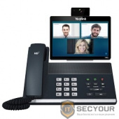 YEALINK SIP VP-T49G IP-телефон для видеоконференцсвязи, мультимедийный, 16 линий (аккаунтов), цветной сенсорный LCD-дисплей 8&quot; FullHD 1080p, камера 2Мпикс., Bluetooth 4.0, WiFi 