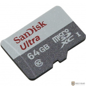 Micro SecureDigital 64Gb SanDisk SDSQUNS-064G-GN3MN {MicroSDXC Class 10 UHS-I, Ultra Android}