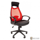 Офисное кресло Chairman    840 Россия черный пластик  TW-69 красный [7025294]