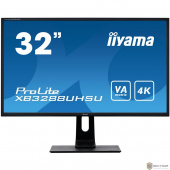 LCD IIYAMA 31.5' Монитор {16:9 3840x2160  VA nonGLARE 300cd/m2 H178/V178 3000:1 3ms DVI 2xHDMI DisplayPort USB-Hub Height Tilt Swivel Audio}