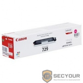 Canon Cartridge 729M  4368B002 Тонер картридж для LBP 7010C, Пурпурный, 1000стр. (GR)