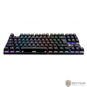 Qcyber DOMINATOR TKL Игровая механическая клавиатура {Короткая, свитчи RED, RGB подсветка, тканевый провод, подключение USB}