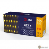ЭРА Б0041909 ENOS-01B ЭРА Гирлянда LED Сеть 1,2м*1,5м теплый свет, 24V, IP44 