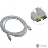 Aopen Кабель HDMI 19M/M ver 2.0, 3М, белый  &lt;ACG711W-3M&gt;