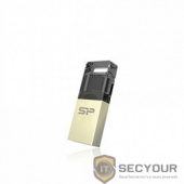 Silicon Power USB Drive 8Gb Mobile X10 SP008GBUF2X10V1C {USB2.0, MicroUSB, Champagne}