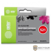 Cactus CLI-521M  Картридж  для Canon MP540/620/630/980/PIXMA iP4700, пурпурный