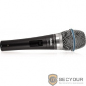 Микрофон BBK CM132 темно-серый {универсальный динамический, тип разъема Jack 6.3, материал корпуса металл}