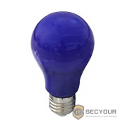 ECOLA K7CB12ELY classic   LED color 12,0W A60 220V E27 Blue Синяя 360° (композит) 110x60
