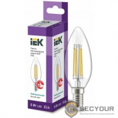 Iek LLF-C35-5-230-40-E14-CL Лампа LED C35 свеча прозр. 5Вт 230В 4000К E14 серия 360°    