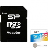Micro SecureDigital 128Gb Silicon Power SP128GBSTXBU1V21SP {MicroSDXC Class 10 UHS-I, SD adapter}