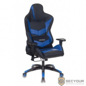 Кресло игровое Бюрократ CH-773N/BL+BLUE одна подушка черный/синий искусственная кожа (1075447)