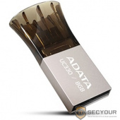 Флеш накопитель 8GB A-DATA DashDrive UC330 OTG, USB 2.0/MicroUSB, Серебро/Черный