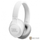 Гарнитура накладные JBL Live 650BTNC 1.2м белый беспроводные bluetooth (в ушной раковине)