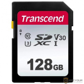 SecureDigital 128Gb Transcend TS128GSDC300S {SDXC Class 10, UHS-I U3}