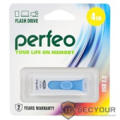Perfeo USB Drive 4GB S01 White PF-S01W004